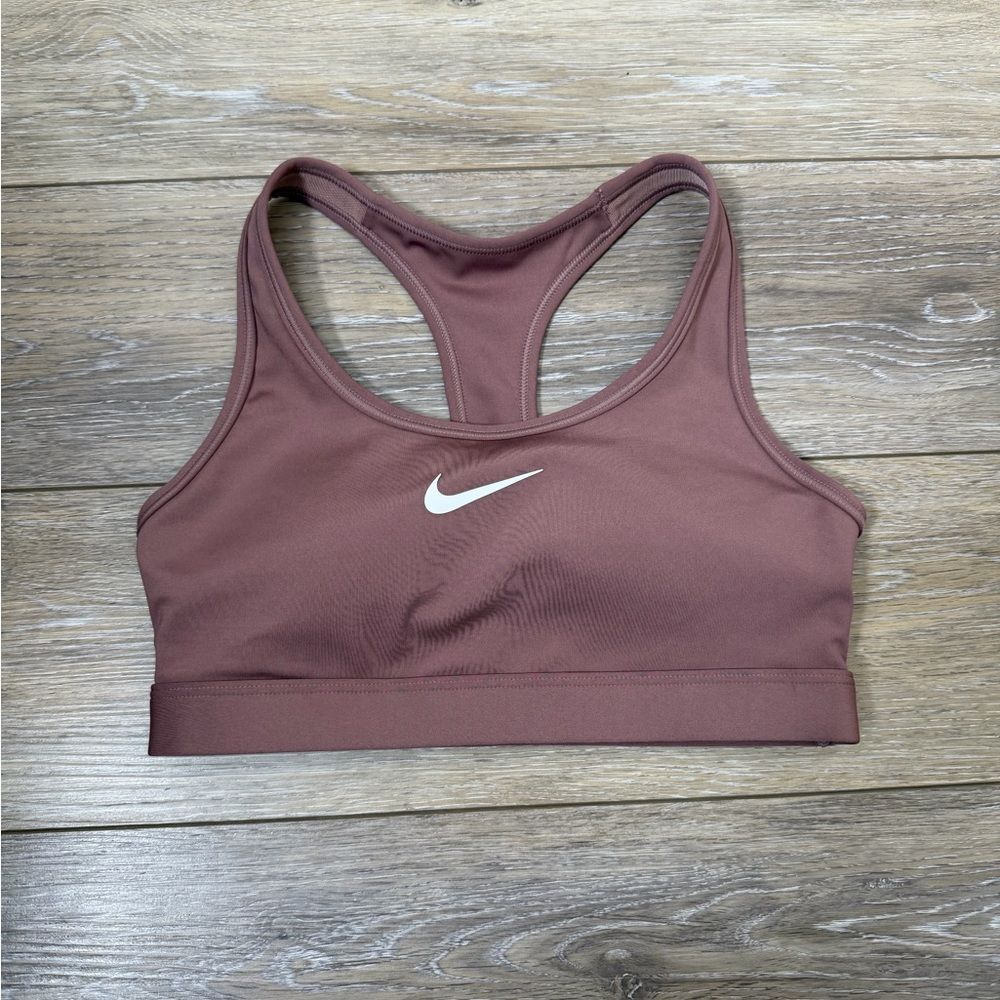 Nike Athletic Brown Taupe Sports Bra Sz Xs